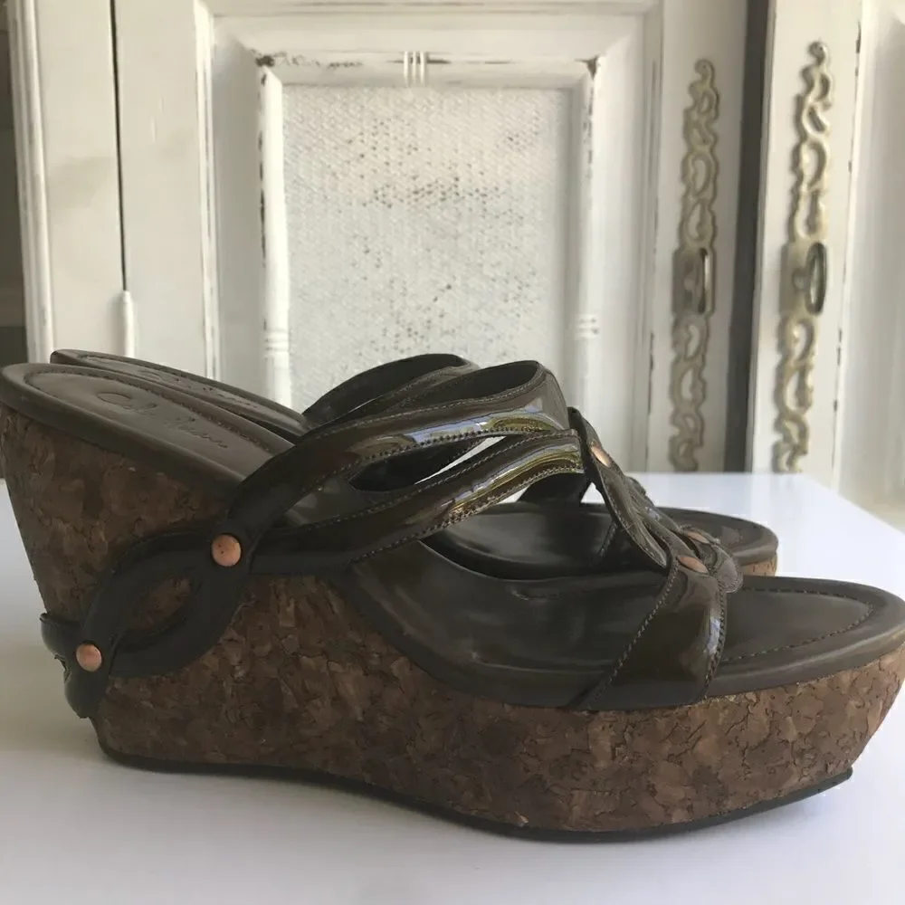 COLE HAAN WEDGE PLATFORM SANDAL